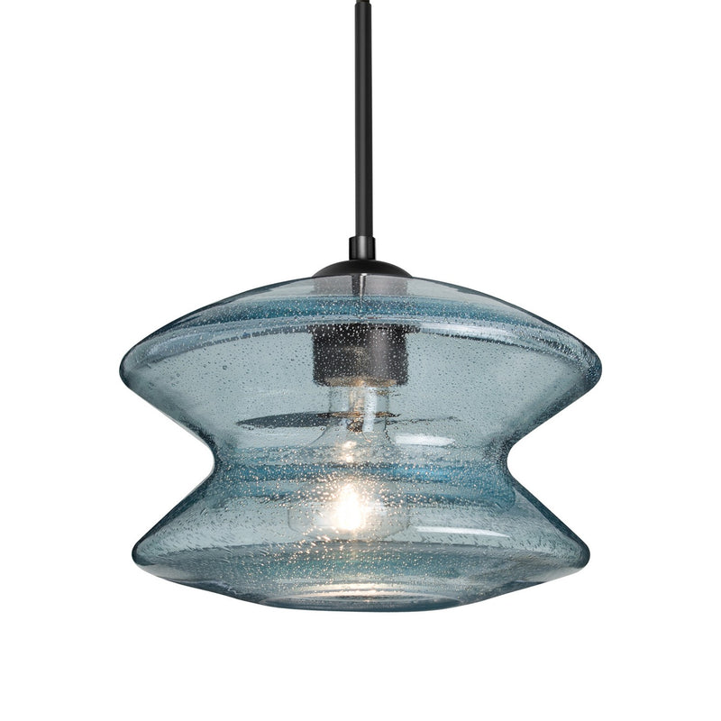 Besa 1JT-ZENBL-BK One Light Pendant, Black