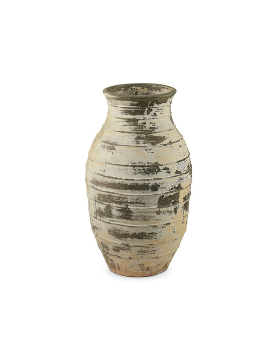 Currey and Company 2200-0060 Urn, Antique White