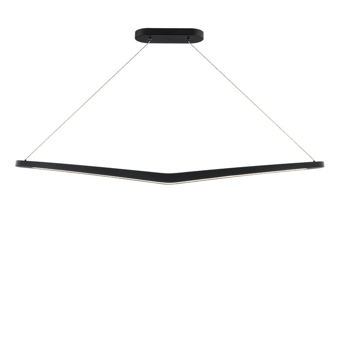 W.A.C. Lighting PD-13446-30-BK LED Linear Pendant, Black