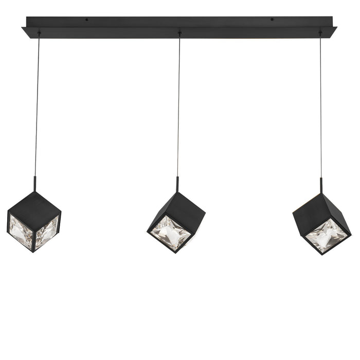 W.A.C. Lighting PD-29303L-BK LED Chandelier, Black
