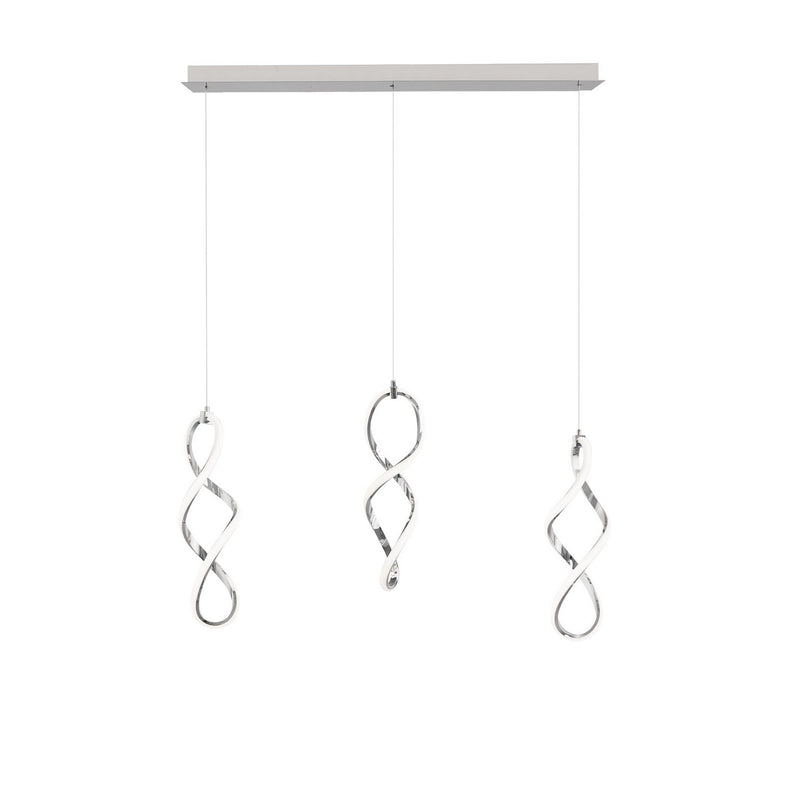 W.A.C. Lighting PD-47803L-CH LED Chandelier, Chrome