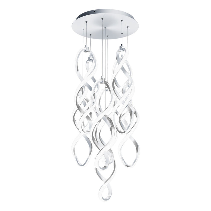 W.A.C. Lighting PD-47809R-CH LED Chandelier, Chrome