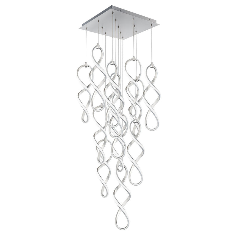 W.A.C. Lighting PD-47813S-CH LED Chandelier, Chrome