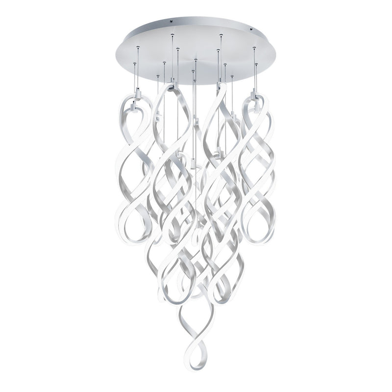 W.A.C. Lighting PD-47815R-CH LED Chandelier, Chrome