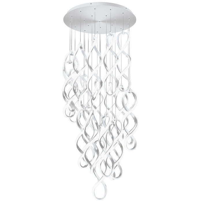 W.A.C. Lighting PD-47821R-CH LED Chandelier, Chrome
