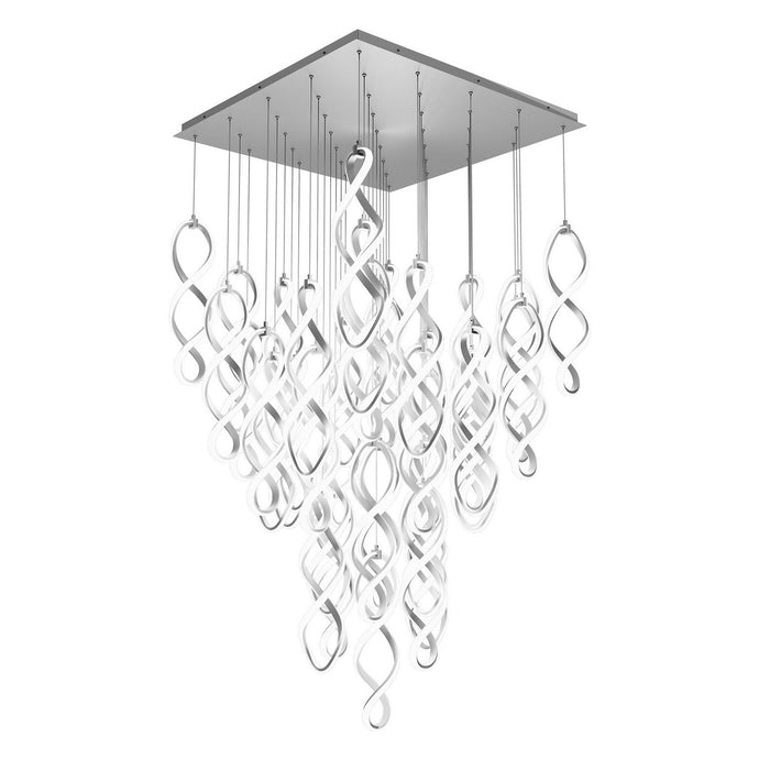 W.A.C. Lighting PD-47841S-CH LED Chandelier, Chrome