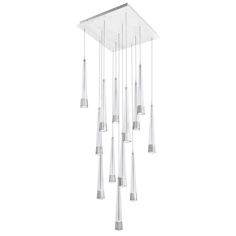 W.A.C. Lighting PD-59413S-CH LED Chandelier, Chrome