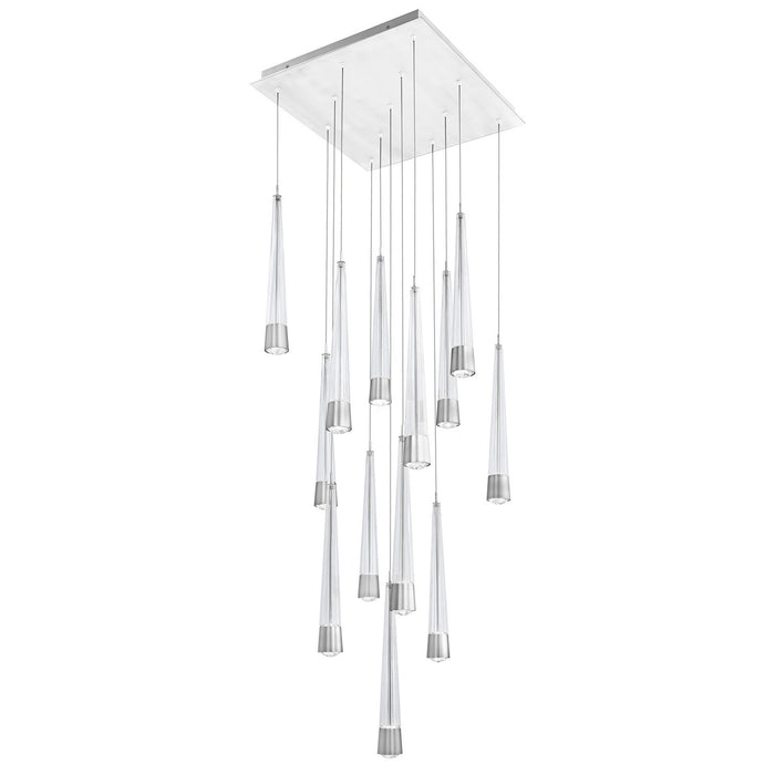 W.A.C. Lighting PD-59413S-CH LED Chandelier, Chrome