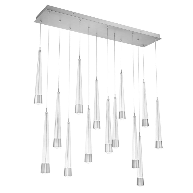 W.A.C. Lighting PD-59414L-CH LED Chandelier, Chrome