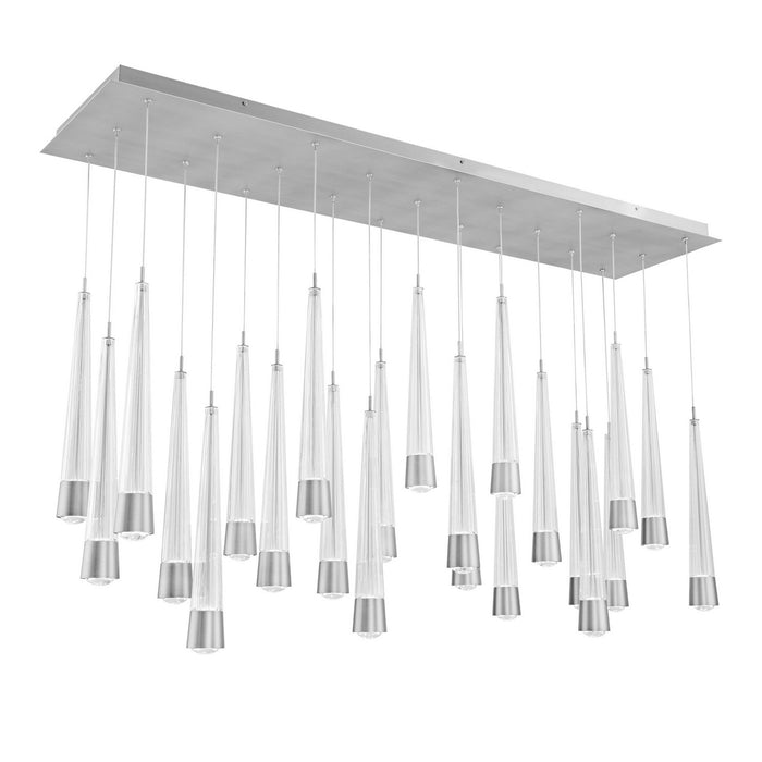 W.A.C. Lighting PD-59423L-CH LED Chandelier, Chrome