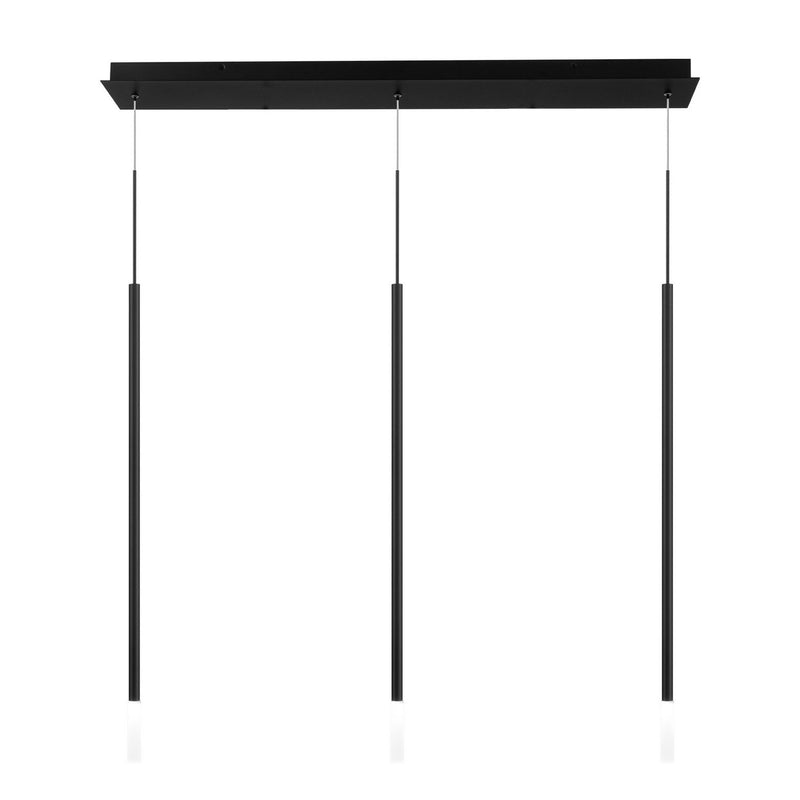 W.A.C. Lighting PD-69403L2-BK LED Chandelier, Black