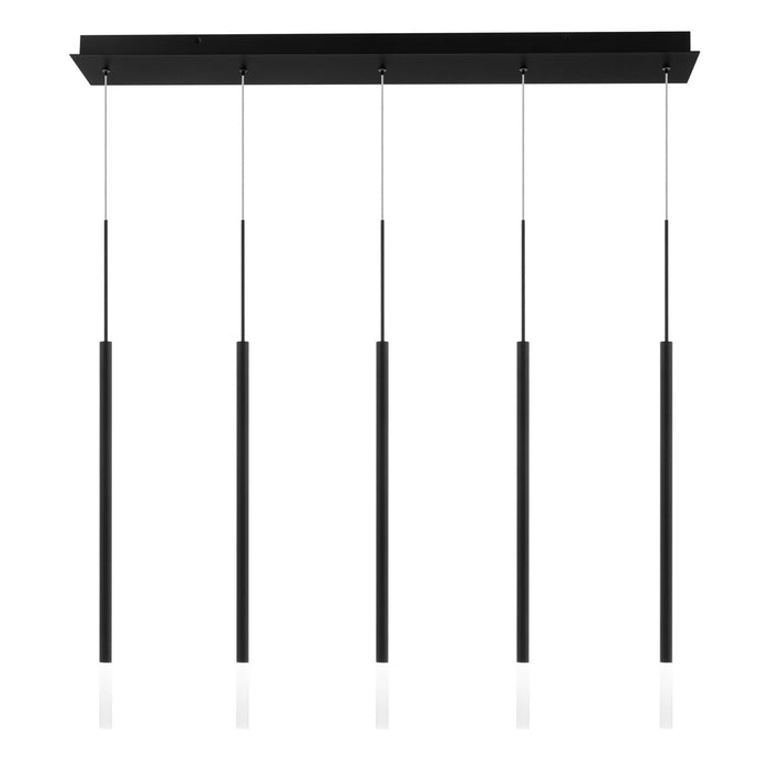 W.A.C. Lighting PD-69405L1-BK LED Chandelier, Black
