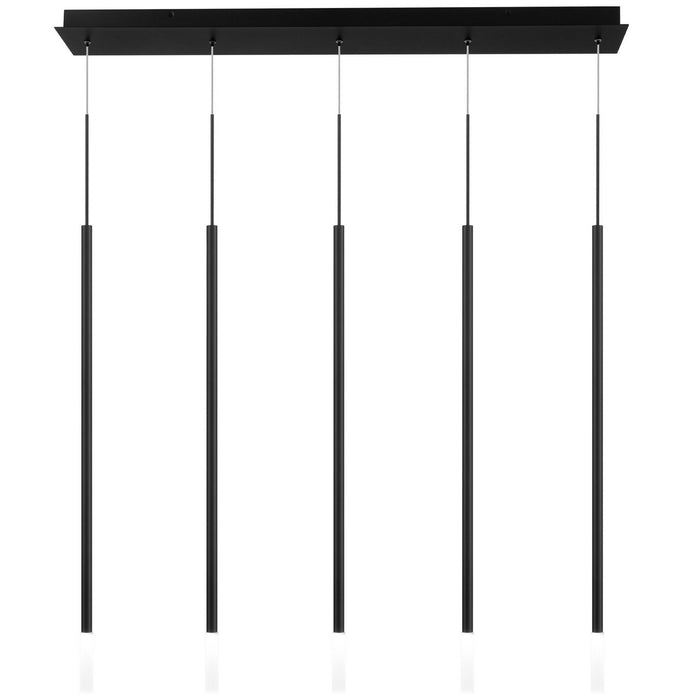 W.A.C. Lighting PD-69405L2-BK LED Chandelier, Black