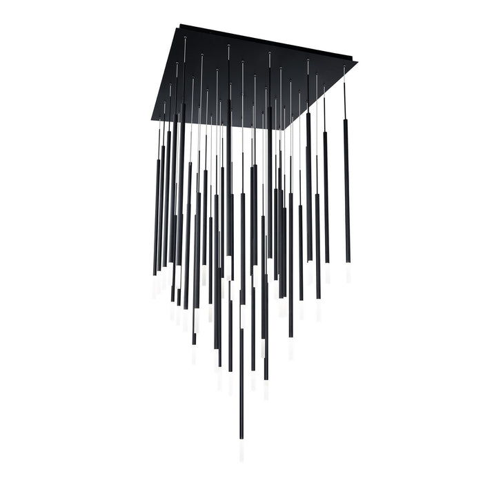 W.A.C. Lighting PD-69441S-BK LED Chandelier, Black