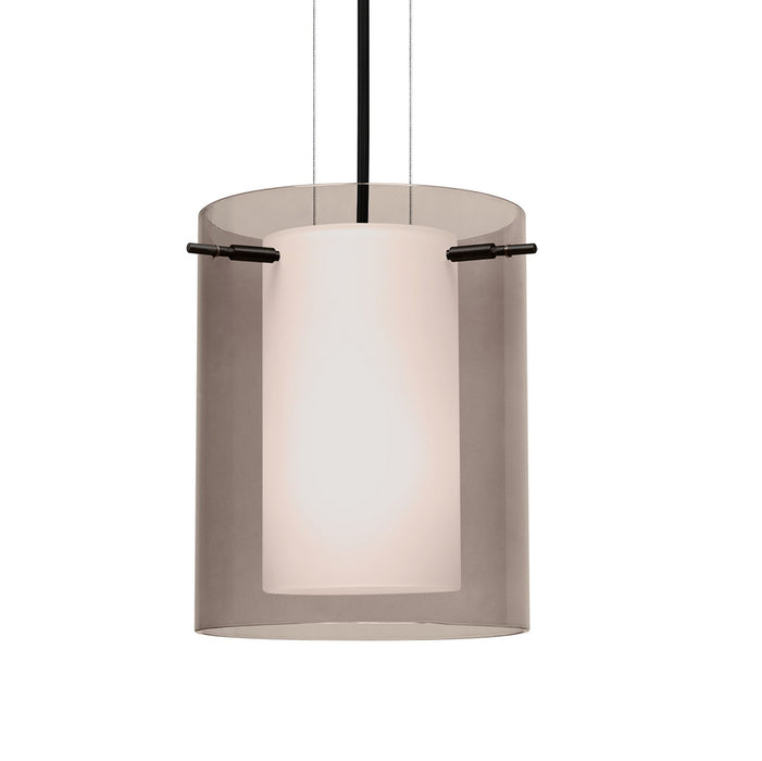 Besa 1KG-S00607-BK One Light Pendant, Black