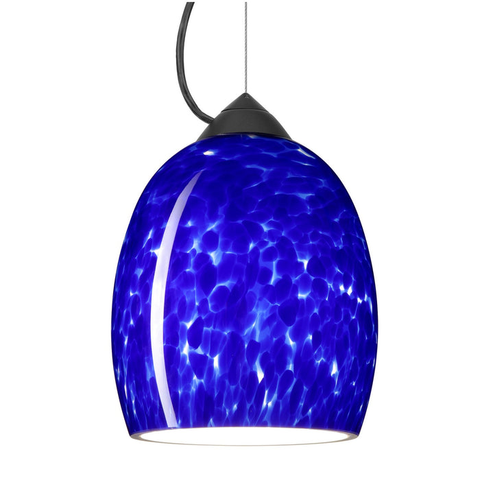 Besa 1KX-169786-LED-BK LED Pendant, Black