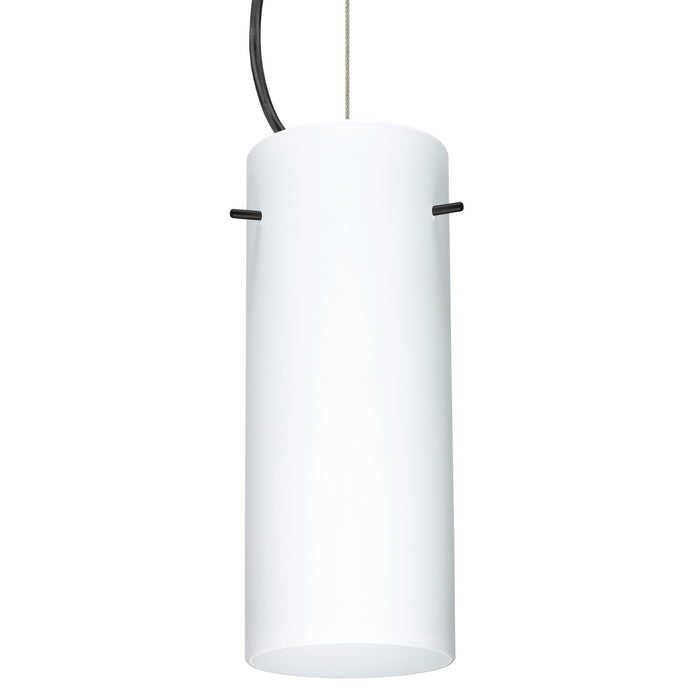 Besa 1KX-412307-BK One Light Pendant, Black