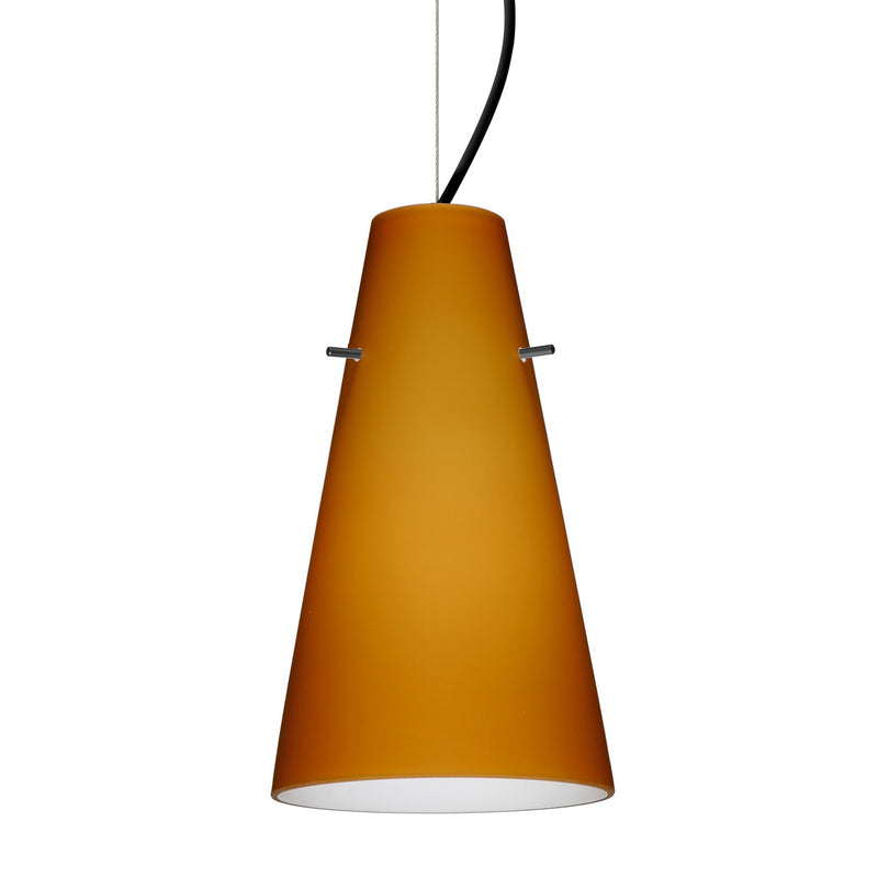 Besa 1KX-412480-LED-BK LED Pendant, Black