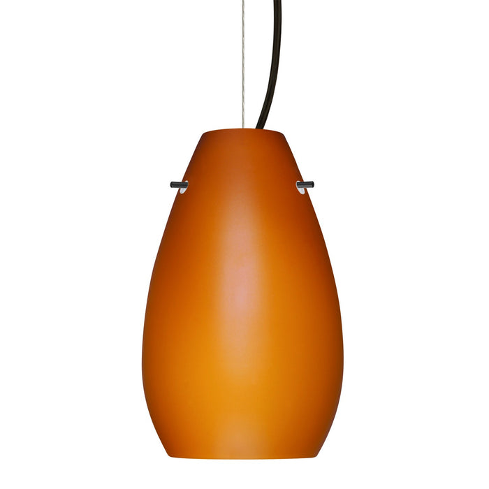 Besa 1KX-412680-LED-BK LED Pendant, Black