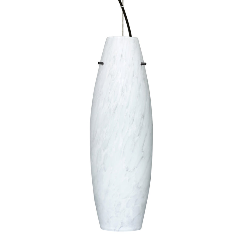 Besa 1KX-412719-BK One Light Pendant, Black