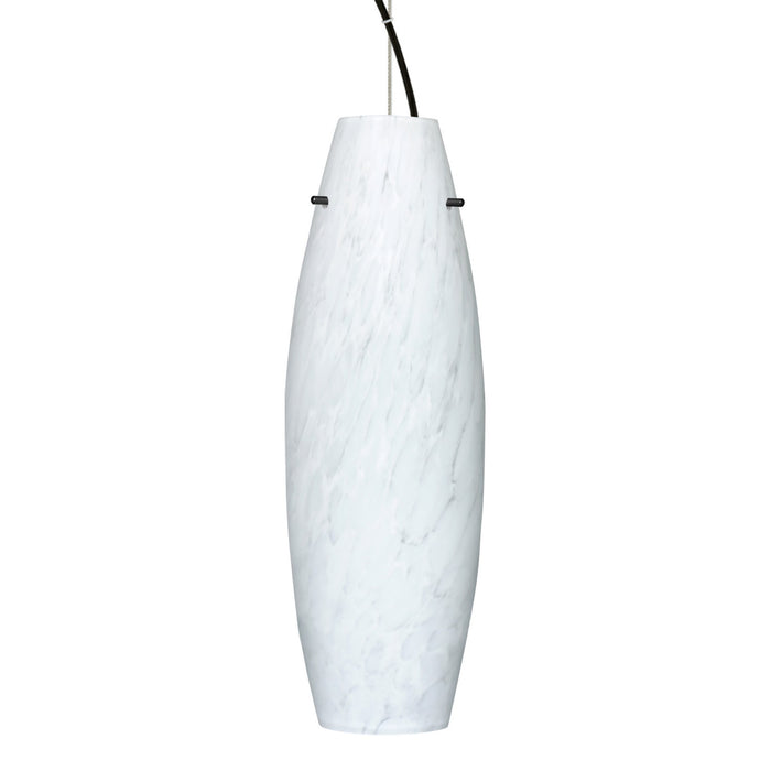 Besa 1KX-412719-BK One Light Pendant, Black