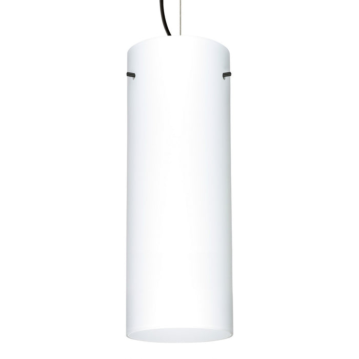 Besa 1KX-412807-BK One Light Pendant, Black