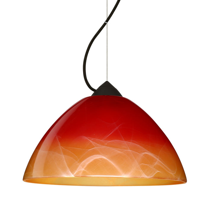 Besa 1KX-4201SL-LED-BK LED Pendant, Black