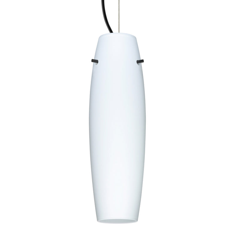 Besa 1KX-489707-BK One Light Pendant, Black