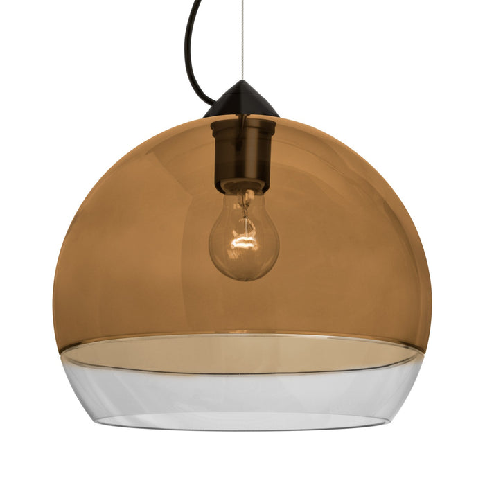 Besa 1KX-ALLY12AM-BK One Light Pendant, Black