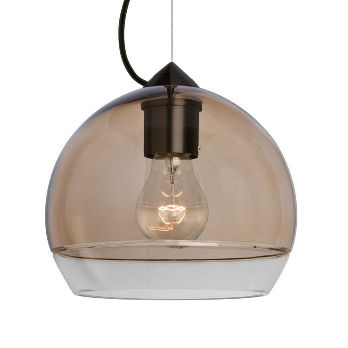 Besa 1KX-ALLY8SM-BK One Light Pendant, Black