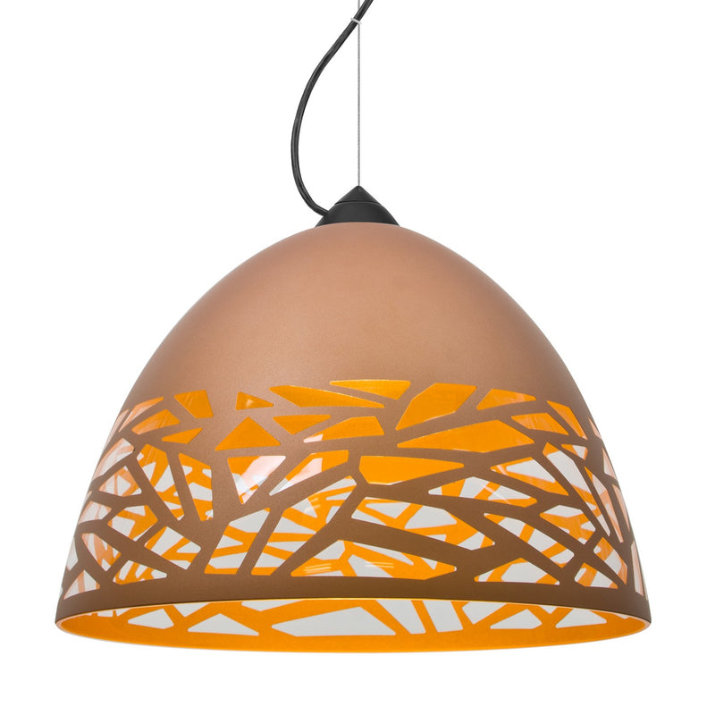 Besa 1KX-KIEVCP-BK One Light Pendant, Black