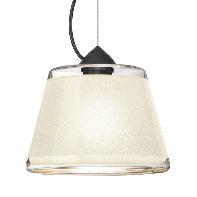 Besa 1KX-PIC9WH-LED-BK LED Pendant, Black