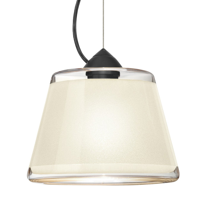 Besa 1KX-PIC9WH-LED-BK LED Pendant, Black