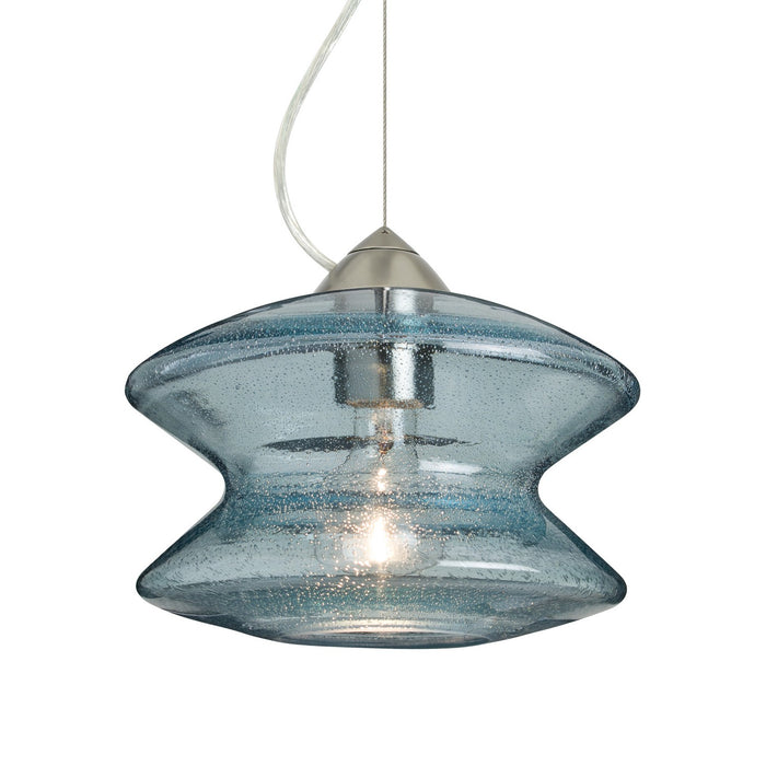 Besa 1KX-ZENBL-EDIL-SN LED Pendant, Satin Nickel