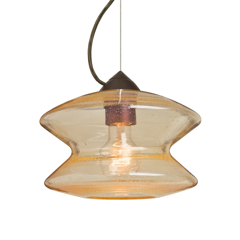 Besa 1KX-ZENGD-EDIL-BR LED Pendant, Bronze