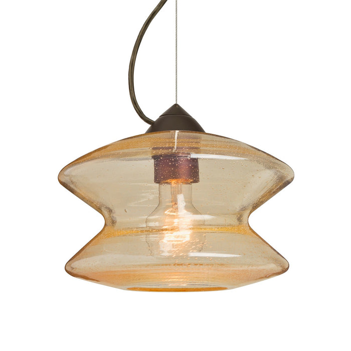 Besa 1KX-ZENGD-EDIL-BR LED Pendant, Bronze