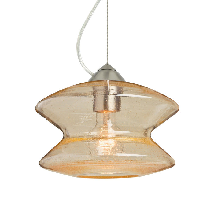 Besa 1KX-ZENGD-EDIL-SN LED Pendant, Satin Nickel