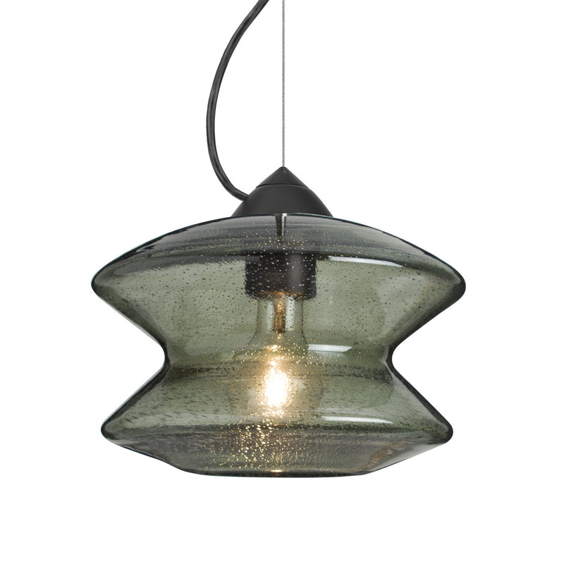 Besa 1KX-ZENMS-BK One Light Pendant, Black