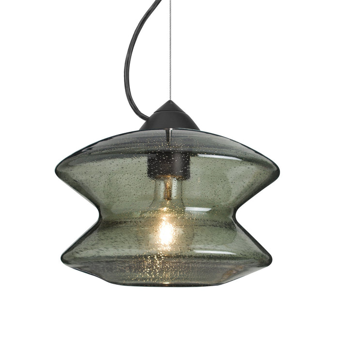 Besa 1KX-ZENMS-BK One Light Pendant, Black