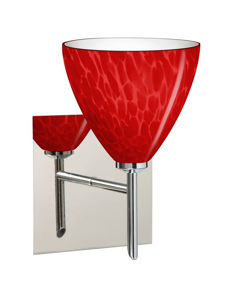 Besa 1SW-1779RC-LED-CR-SQ LED Wall Sconce, Chrome