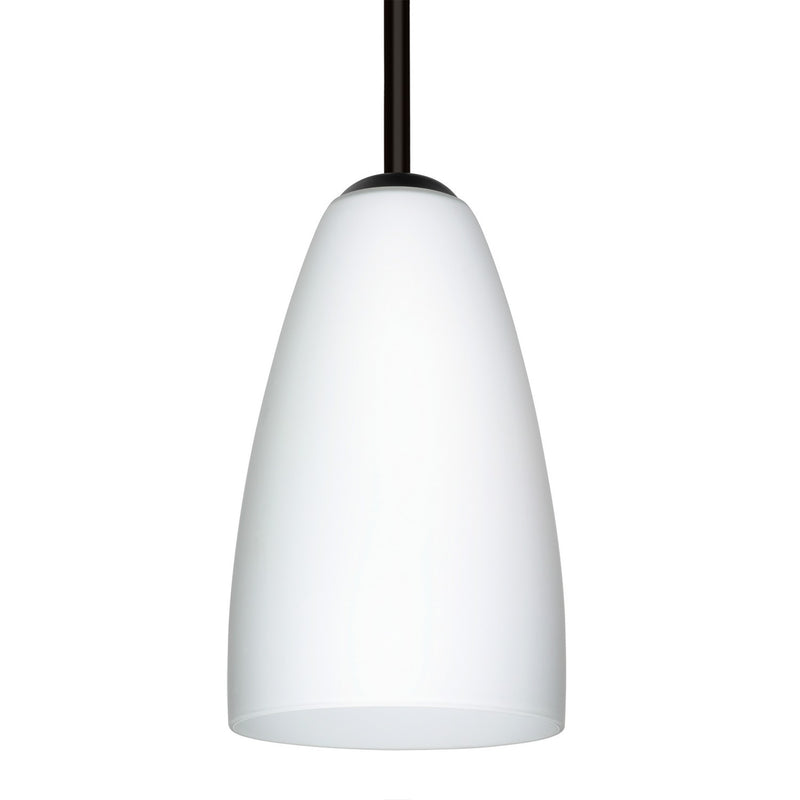 Besa 1TT-151107-BK One Light Pendant, Black