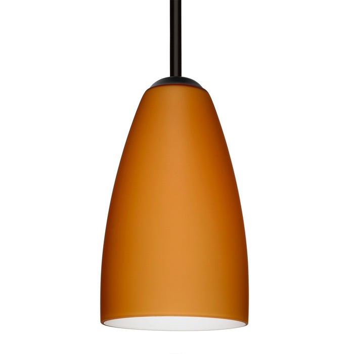Besa 1TT-151180-BK One Light Pendant, Black