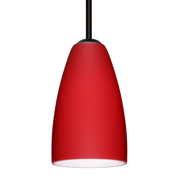 Besa 1TT-1511RM-BK One Light Pendant, Black