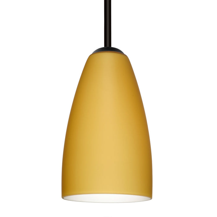 Besa 1TT-1511VM-BK One Light Pendant, Black