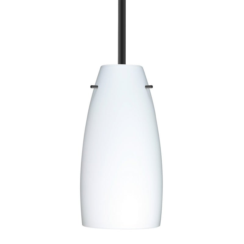 Besa 1TT-151207-BK One Light Pendant, Black