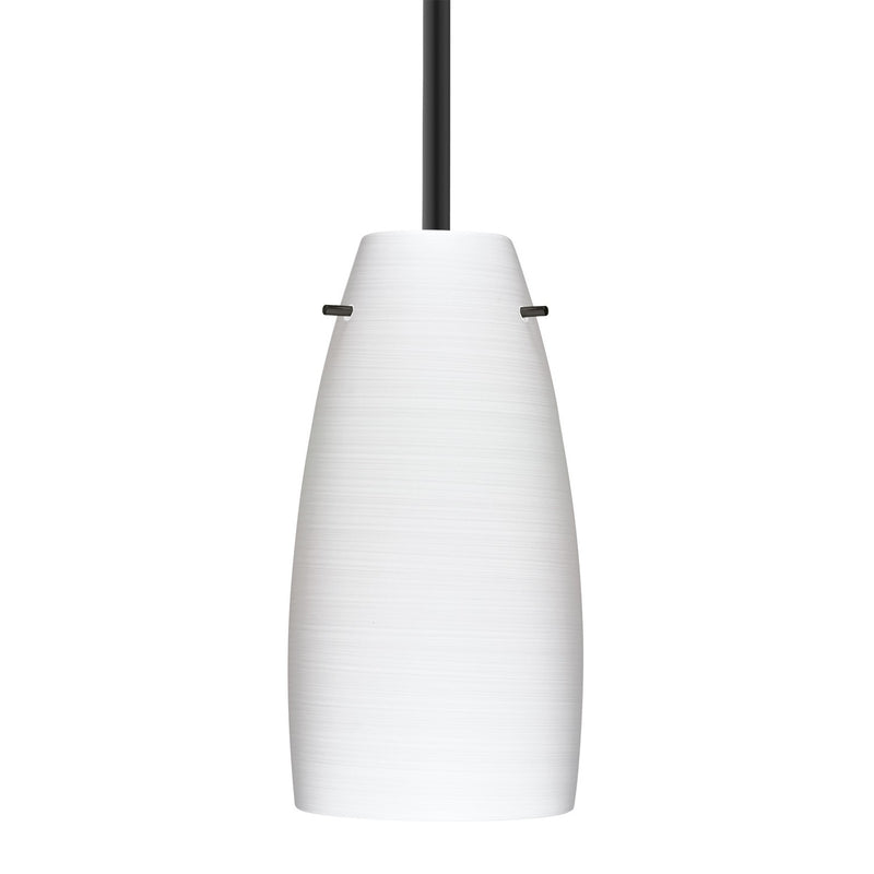 Besa 1TT-1512KR-BK One Light Pendant, Black
