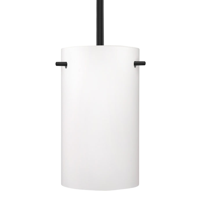 Besa 1TT-400507-BK One Light Pendant, Black