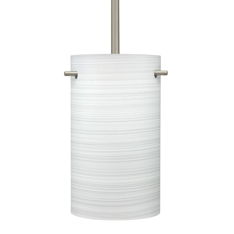 Besa 1TT-4005KR-SN One Light Pendant, Black