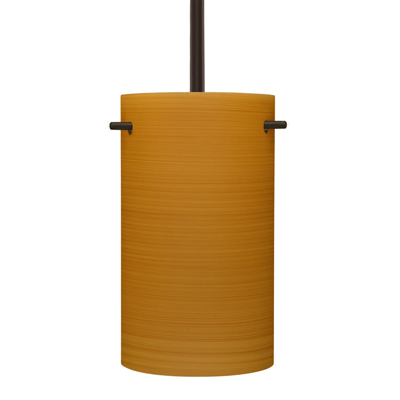Besa 1TT-4005OK-BR One Light Pendant, Bronze