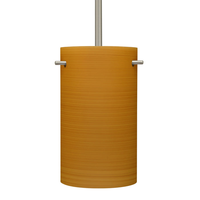 Besa 1TT-4005OK-SN One Light Pendant, Black